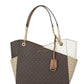 Jet Set Luggage Multi Signature X Cross Chain Shoulder Tote Handbag