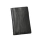 Elegant Black Leather Dual Compartment Wallet