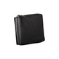 Sleek Leather Round Wallet with Card Spaces