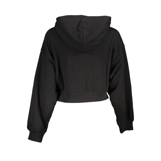 Chic Hooded Sweatshirt in Timeless Black