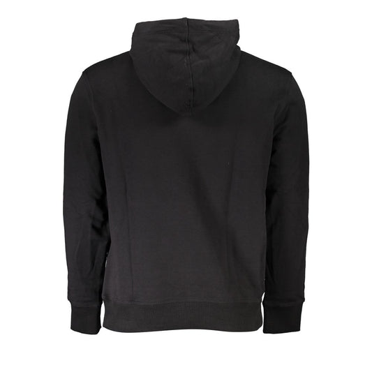 Sleek Cotton Hooded Sweatshirt with Logo