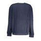 Chic Blue Embroidered Fleece Sweatshirt