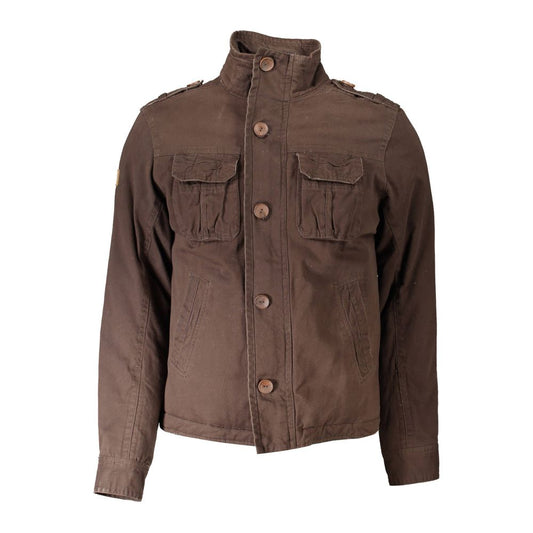 Brown Polyester Jacket