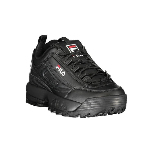 Sleek Black Disruptor Sports Sneakers