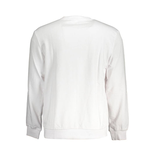 Eco-Conscious White Crew Neck Sweater
