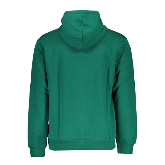 Chic Green Cotton Blend Hooded Sweatshirt