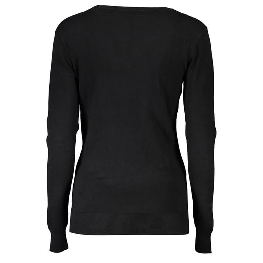 Elegant V-Neck Rhinestone Sweater