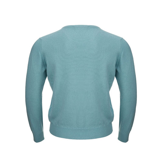 Turquoise Cashmere Sweater for Men