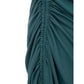 Elegant Green Viscose Dress for Women