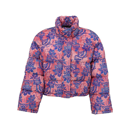 Multicolor Chic Polyester Jacket