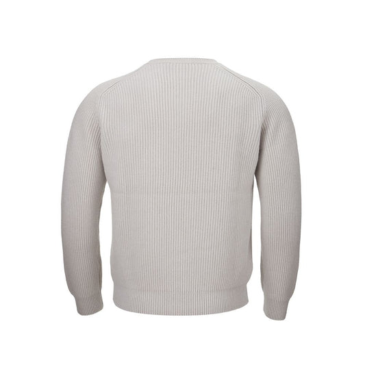 Elegant Gray Cashmere Sweater