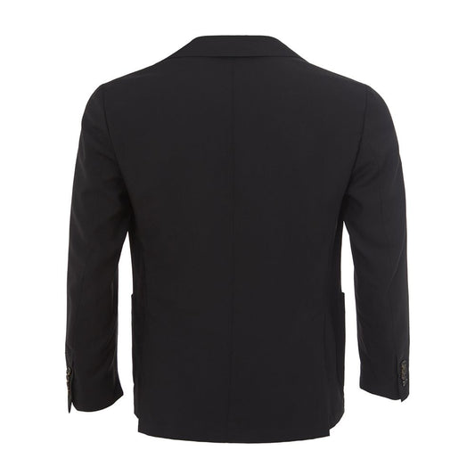 Elegant Cashmere Black Men's Jacket