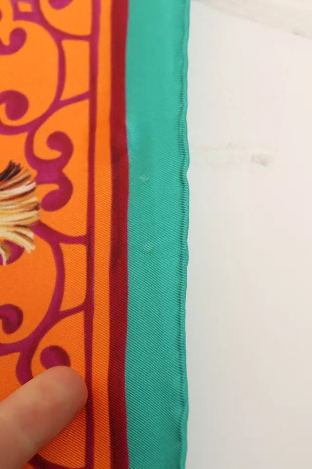 Multicolor Fans Dragon Nylon Shawl Wrap Scarf