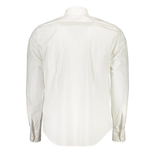 Elegant Long-Sleeved White Shirt for Men