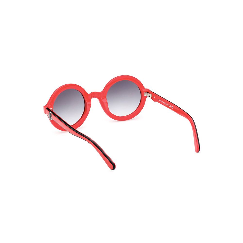 Chic Round Lens Contrast Detail Sunglasses