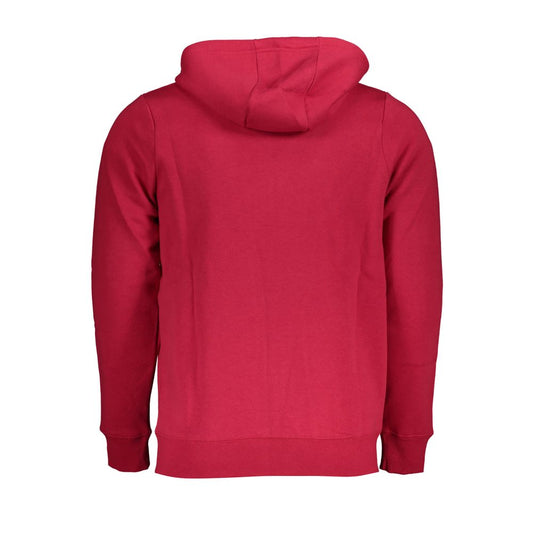 Pink Fleece Hooded Sweatshirt with Logo
