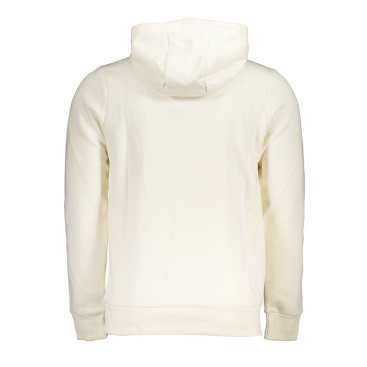 Elevated Comfort White Hooded Sweatshirt