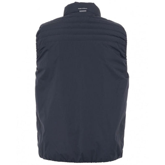Sleek Blue Puffer Vest for a Modern Look