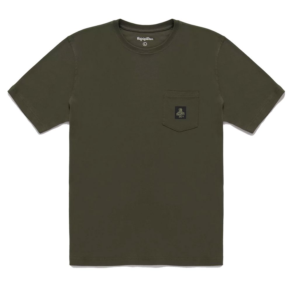 Army Cotton Tee with Chest Pocket