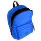 Elegant Blue Nylon Backpack for Sophisticated Style