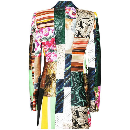 Multicolor Polyester Suits & Blazer
