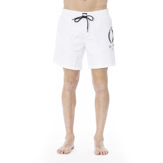 White Polyester Swimwear