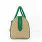 Travel Medium Palmetto Green Signature Duffle Crossbody Bag Purse