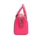 Travel XS Carmine Pink Leather Duffle Crossbody Handbag Purse