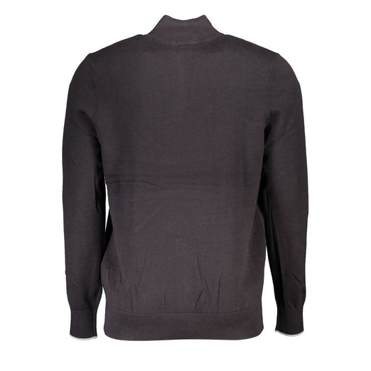 Sleek Organic Cotton Half-Zip Sweater