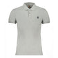Gray Cotton Polo Shirt