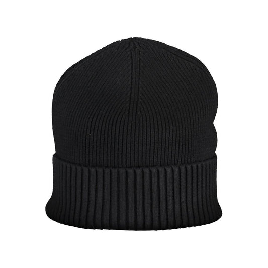 Elegant Embroidered Black Logo Hat