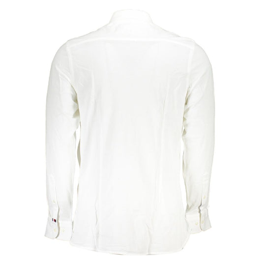 Elegant White Organic Cotton Shirt
