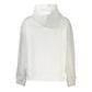 Elegant White Hooded Sweatshirt