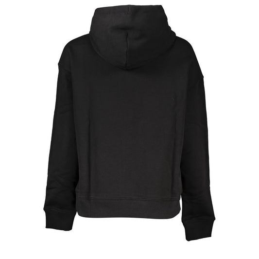 Sleek Black Hooded Sweatshirt