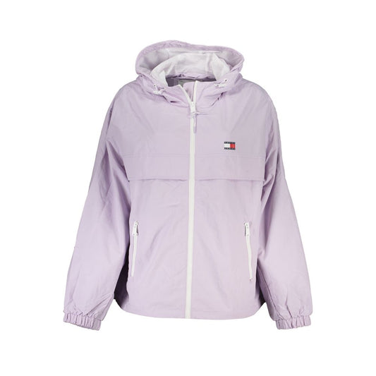 Purple Polyamide Jackets & Coat