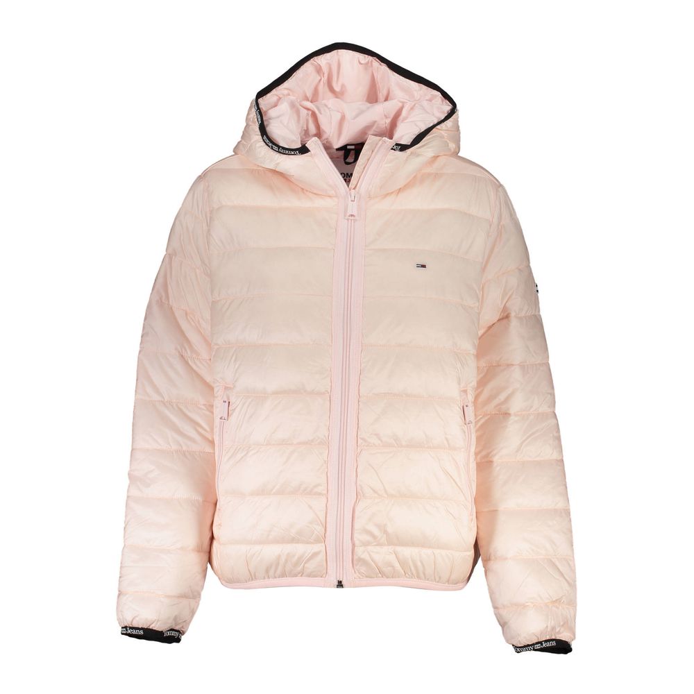 Chic Recycled Polyester Pink Jacket
