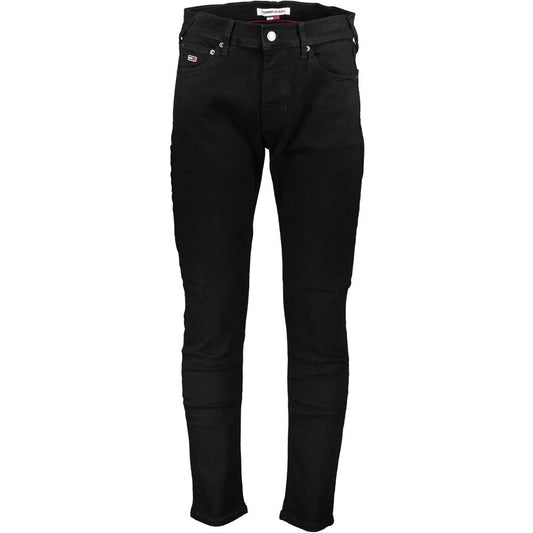 Sleek Scanton Stretch Jeans in Timeless Black