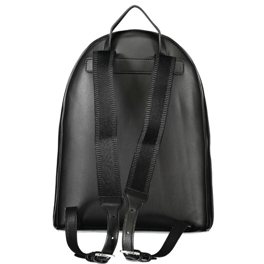 Chic Eco-Conscious Black Backpack
