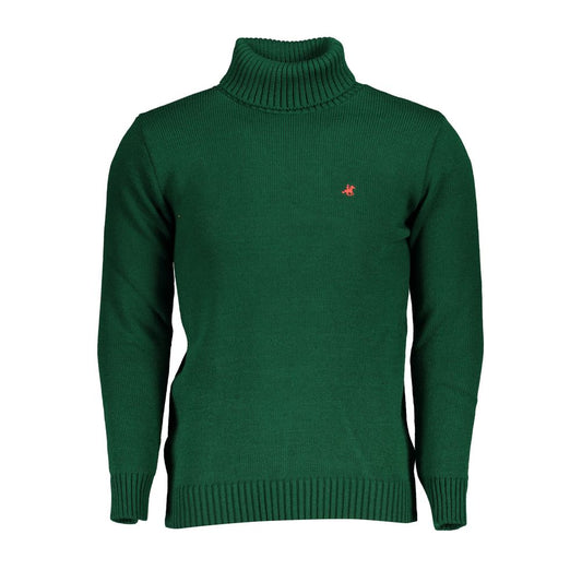 Elegant Turtleneck Embroidered Sweater