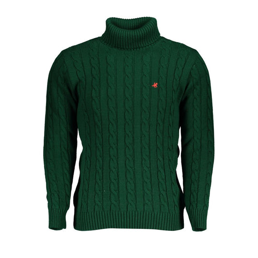 Elegant Twisted Turtleneck Sweater