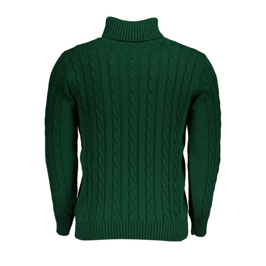 Elegant Twisted Turtleneck Sweater