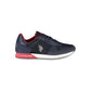 Blue Polyester Men Sneaker