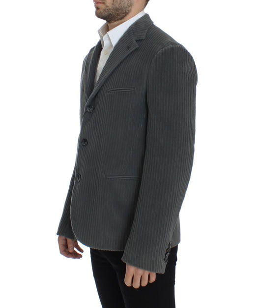 Elegant Gray Manchester Blazer Jacket