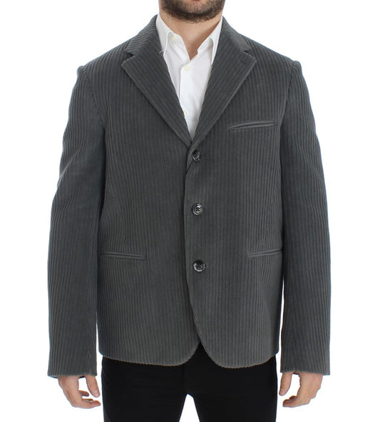 Elegant Gray Manchester Blazer Jacket