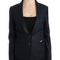 Black Suit Lapel Collar Blazer Jacket