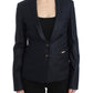 Black Suit Lapel Collar Blazer Jacket