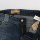 Blue Wash Relaxed Fit Cotton Stretch Denim Jeans