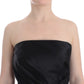 Elegant Strapless Black Dress