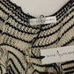 Black and White Knitted Artisan Dress