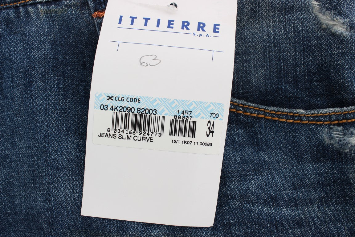 Chic Slim Fit Blue Wash Italian Jeans